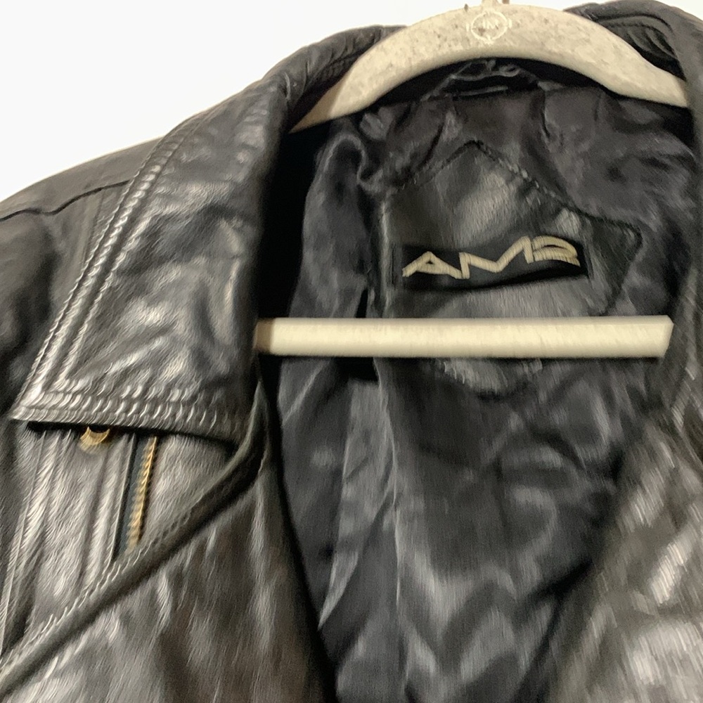 Vintage 80s AM2 Leather Jacket - Picture 2 of 9